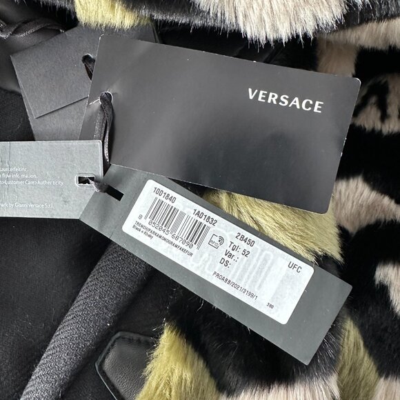 Versace Fur Graphic Coat - Picture 10 of 10